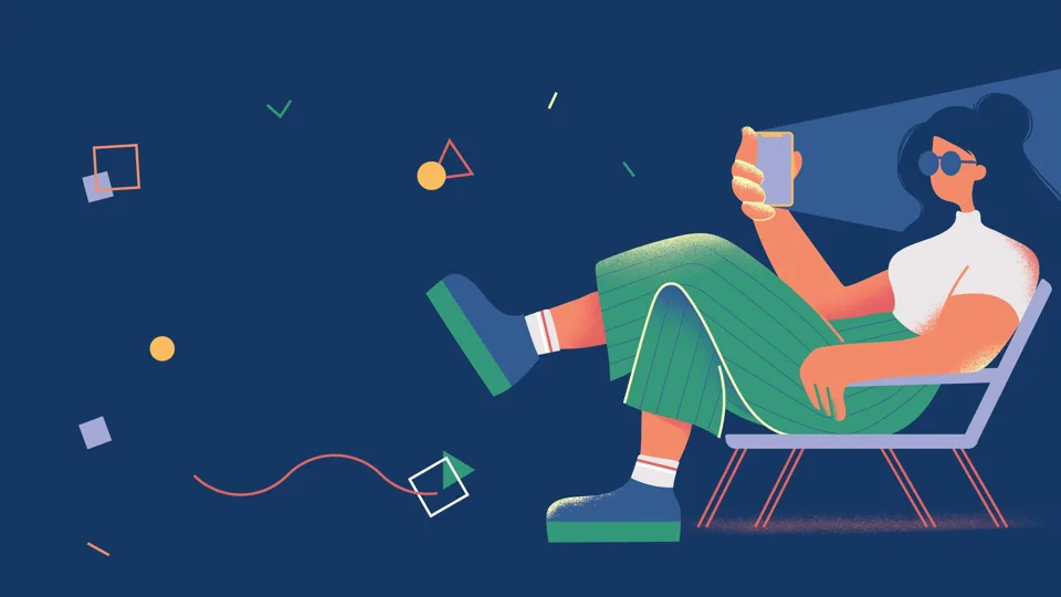 Editorial illustration for reporting insights