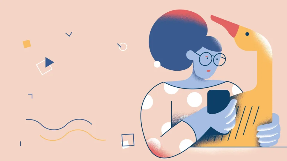 Editorial illustration for skills insights